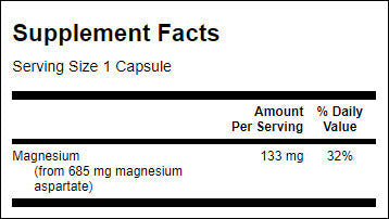 ASPARTATE horčík 685 mg - 90 kapsúl