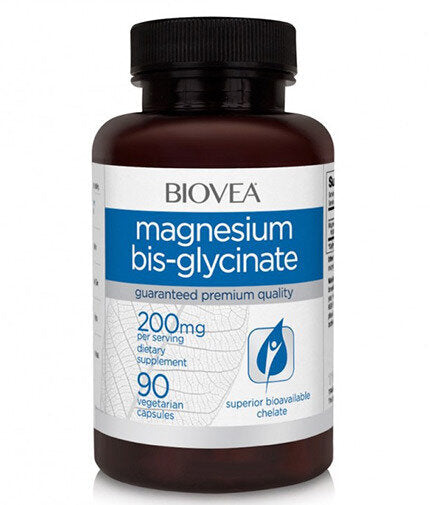 Horčík Bis-glycinate 200 mg / 90 uzáverov