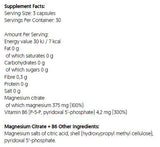Citrát horečnatý 375 mg + b6 | P-5-P-90 kapsúl