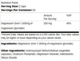 Glycinát horčíka 200 mg - 120 kapsúl