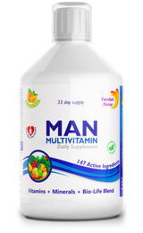 Muž multivitamíny pre mužov s kolagénom 1497 mg - 147 účinných látok /500 ml /