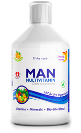 Muž multivitamíny pre mužov s kolagénom 1497 mg - 147 účinných látok /500 ml /