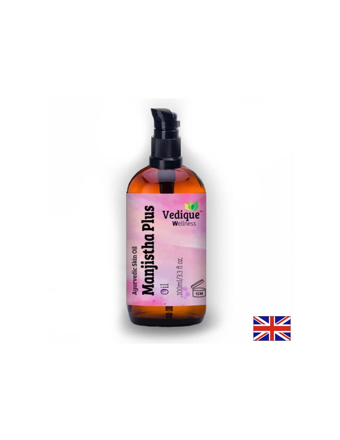 Masážny olej na tvár Manjistha plus (Manjistha) - Pre akné, ekzém, psoriázu, svrbenie, 100 ml