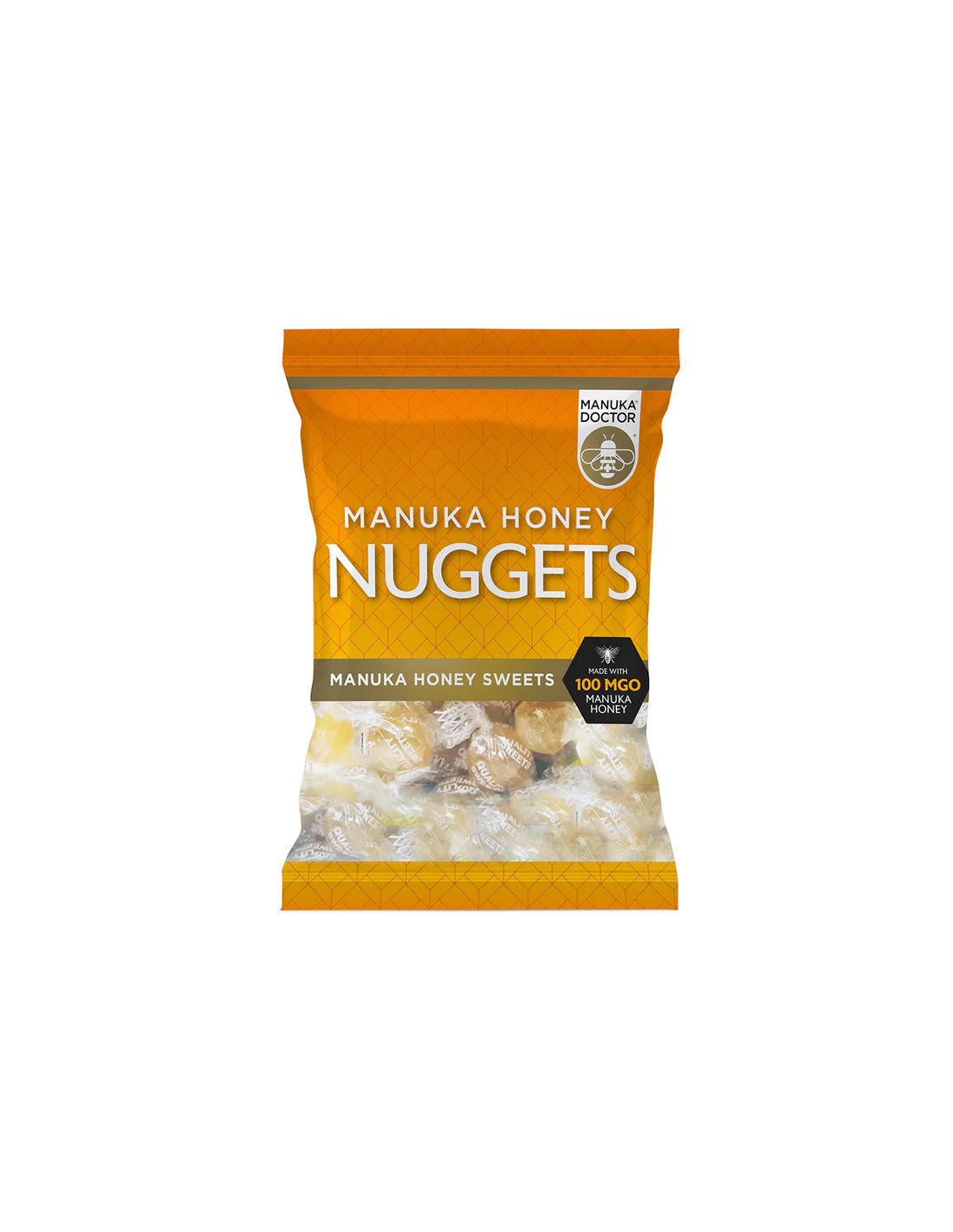 Manuka Honey Nuggets vyrobené so 100 mgo manuka med, 120 g