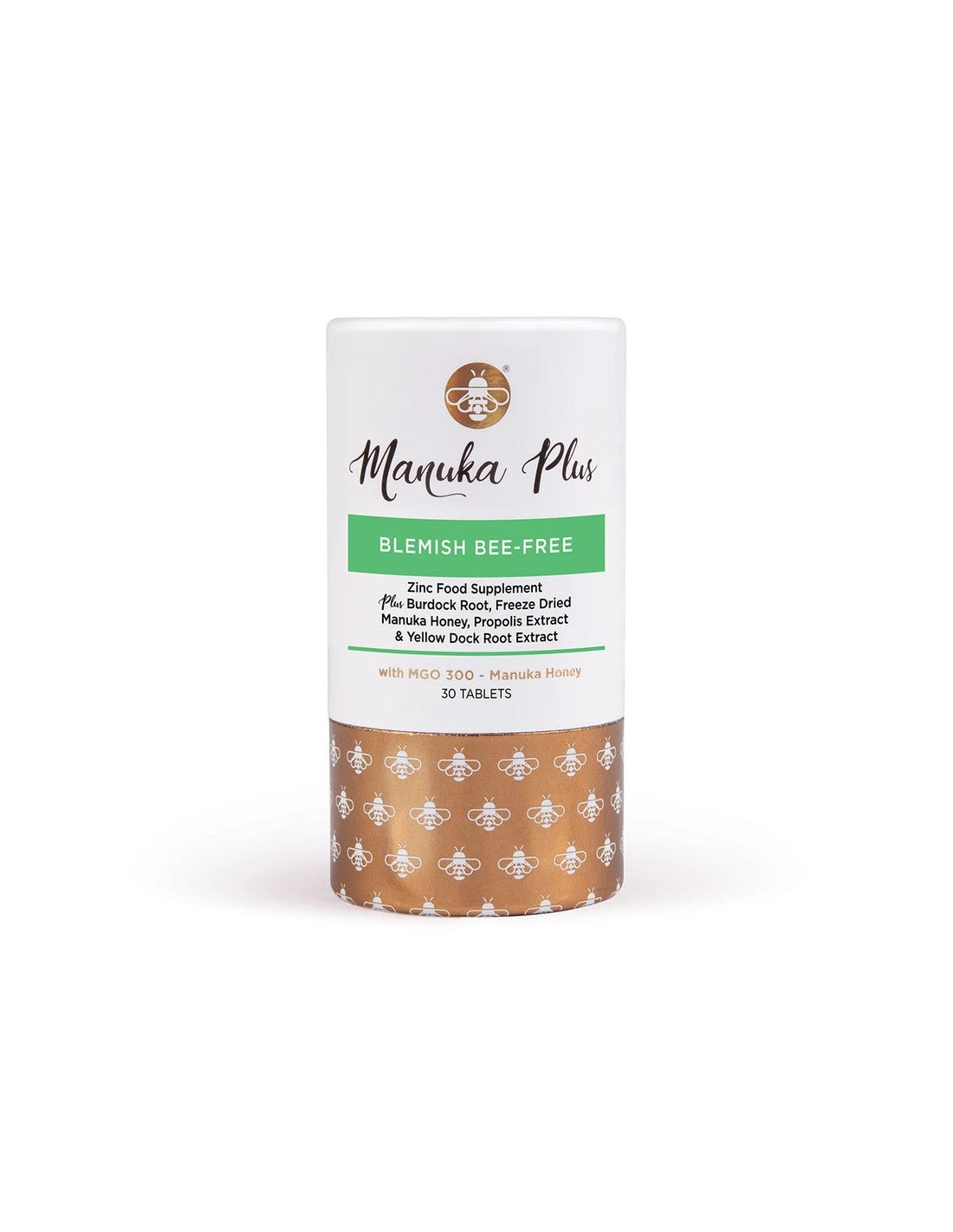 Manuka Plus® Blemish Bee Free/ Ant-Flowal Formula s tabletami Manuka Honey Mgo 300 x 30