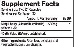 Maqui Berry 500 mg / 60 čiapok