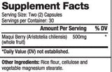 Maqui Berry 500 mg / 60 čiapok