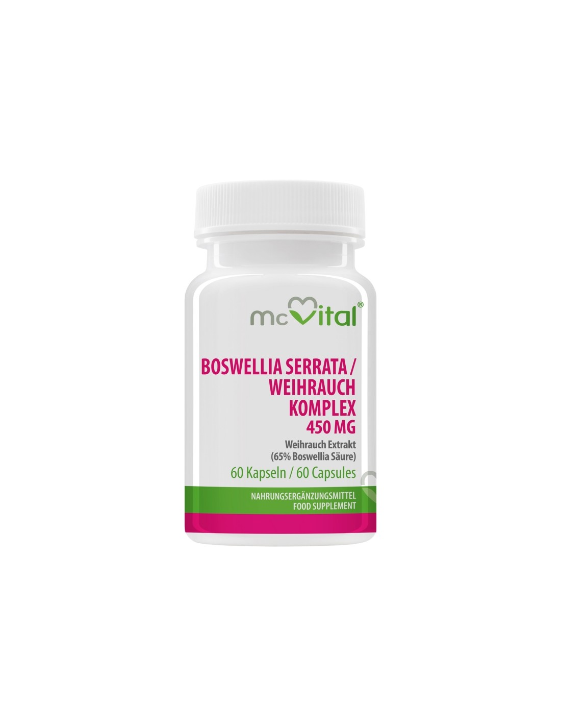 McVigal Boswellia s MSM a vitamínom C - pre problémy s kĺbmi, 60 kapsúl