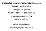 Melatonín 1 mg - 60 kapsúl