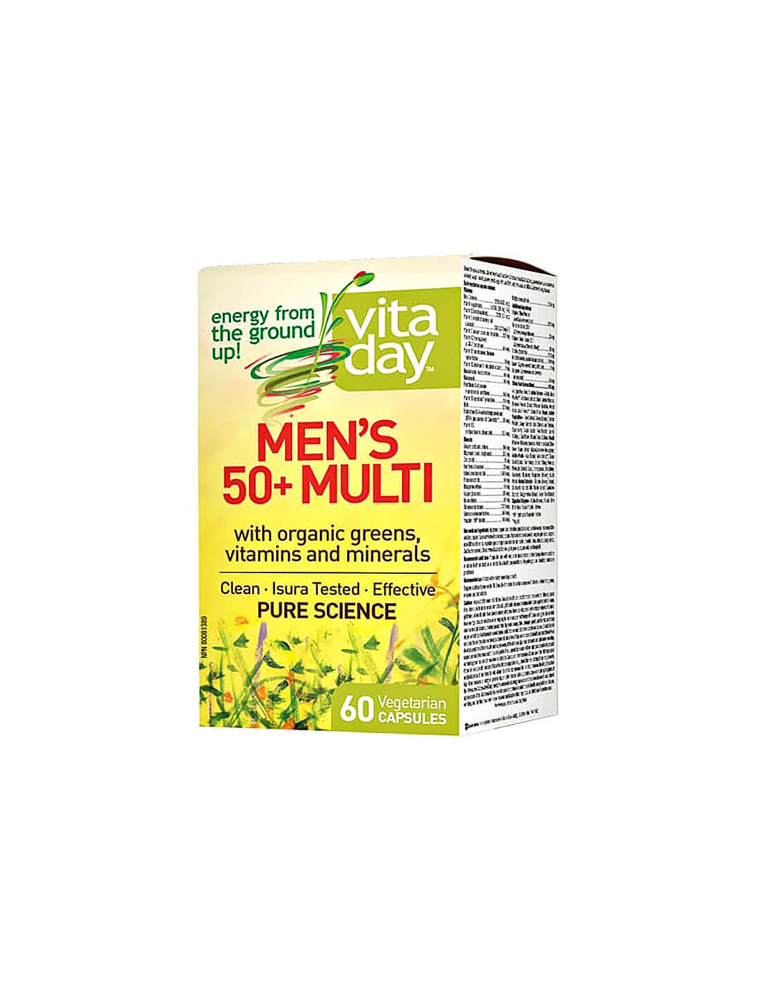 Mulitivitamíny pre mužov 50+ pre mužov 50+ (pre silu, energiu a účinnosť), 60 kapsúl