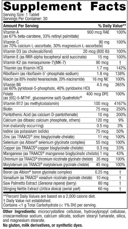 Multivitamín jeden denný - 30 tabliet