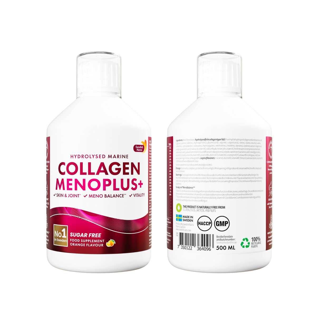 Menoplus+ kolagén rýb 10 000 mg pre ženy 40+ | 500 ml
