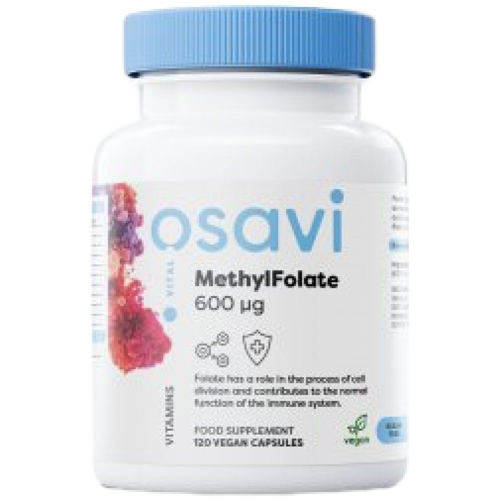 Metylfolát 600 mcg | s quatrefolom® - 120 kapsúl