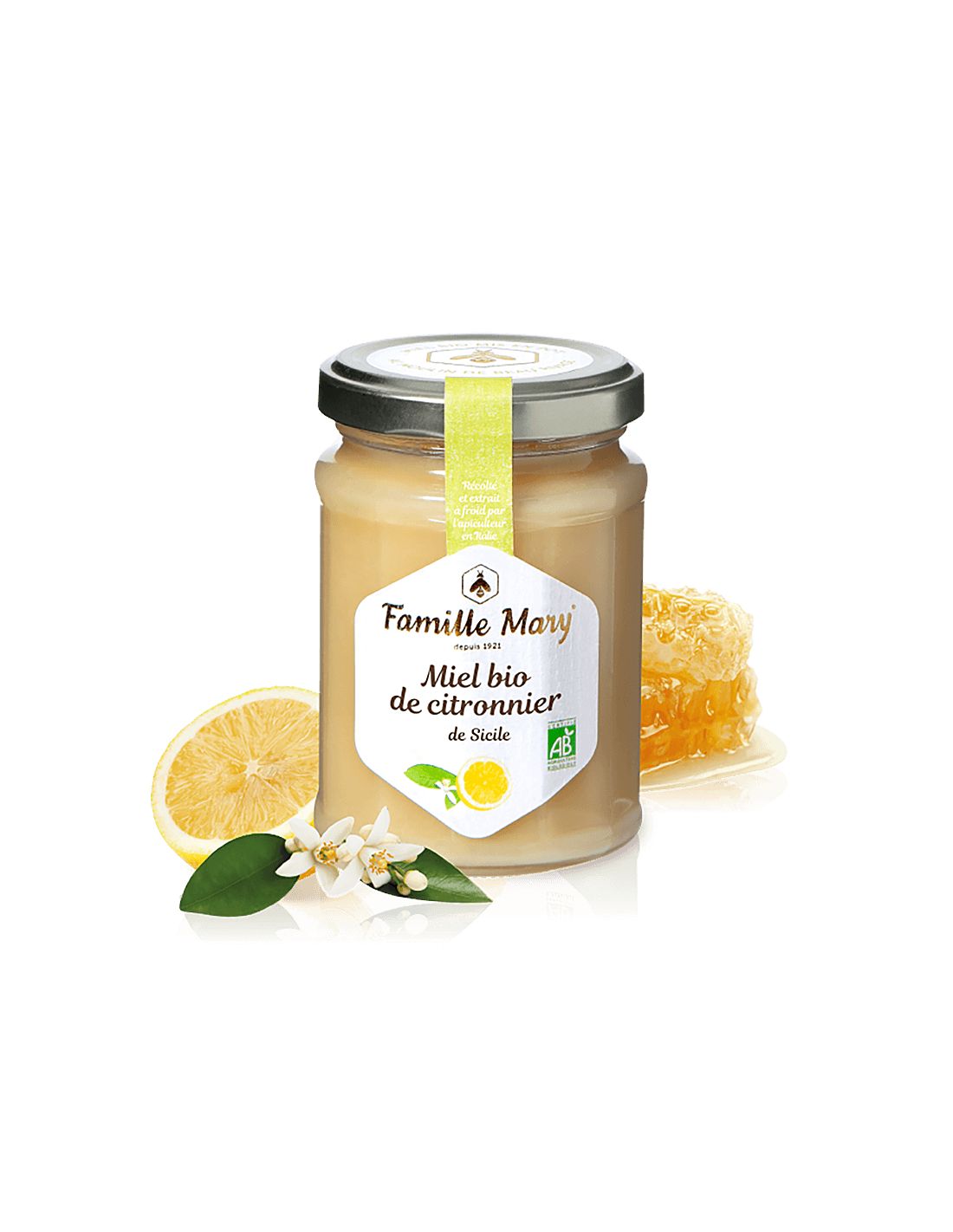 Organický citrónový strom med - Miel Bio de Citronnier de Sicile, 230 g