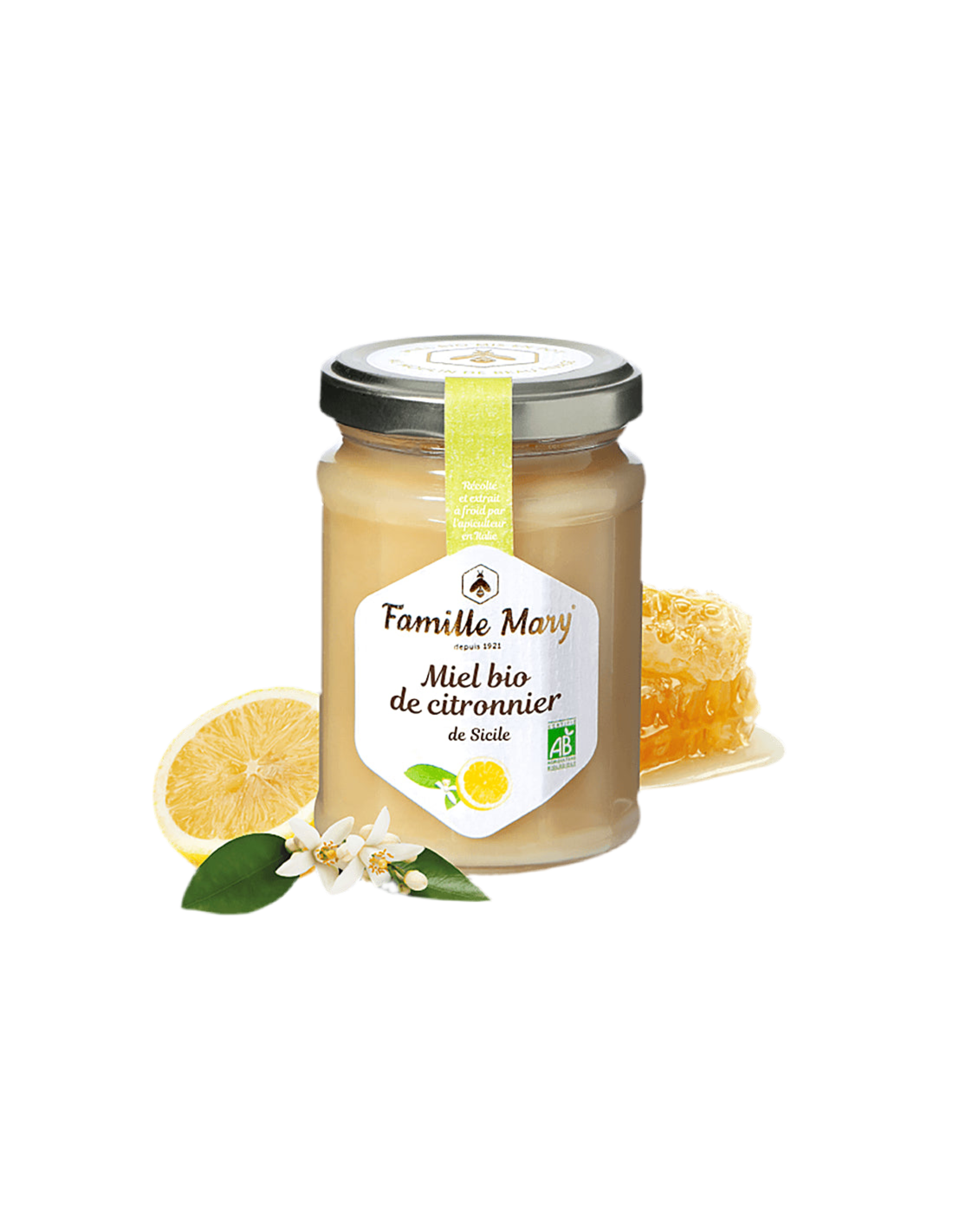 Organický citrónový strom med - Miel Bio de Citronnier de Sicile, 230 g