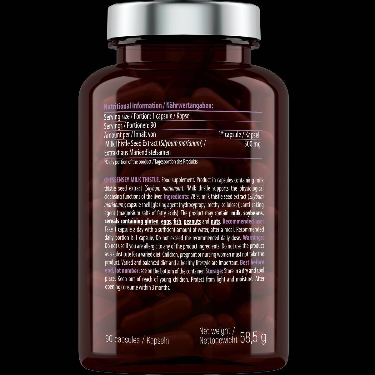Bodliak na mlieko 500 mg - 90 kapsúl