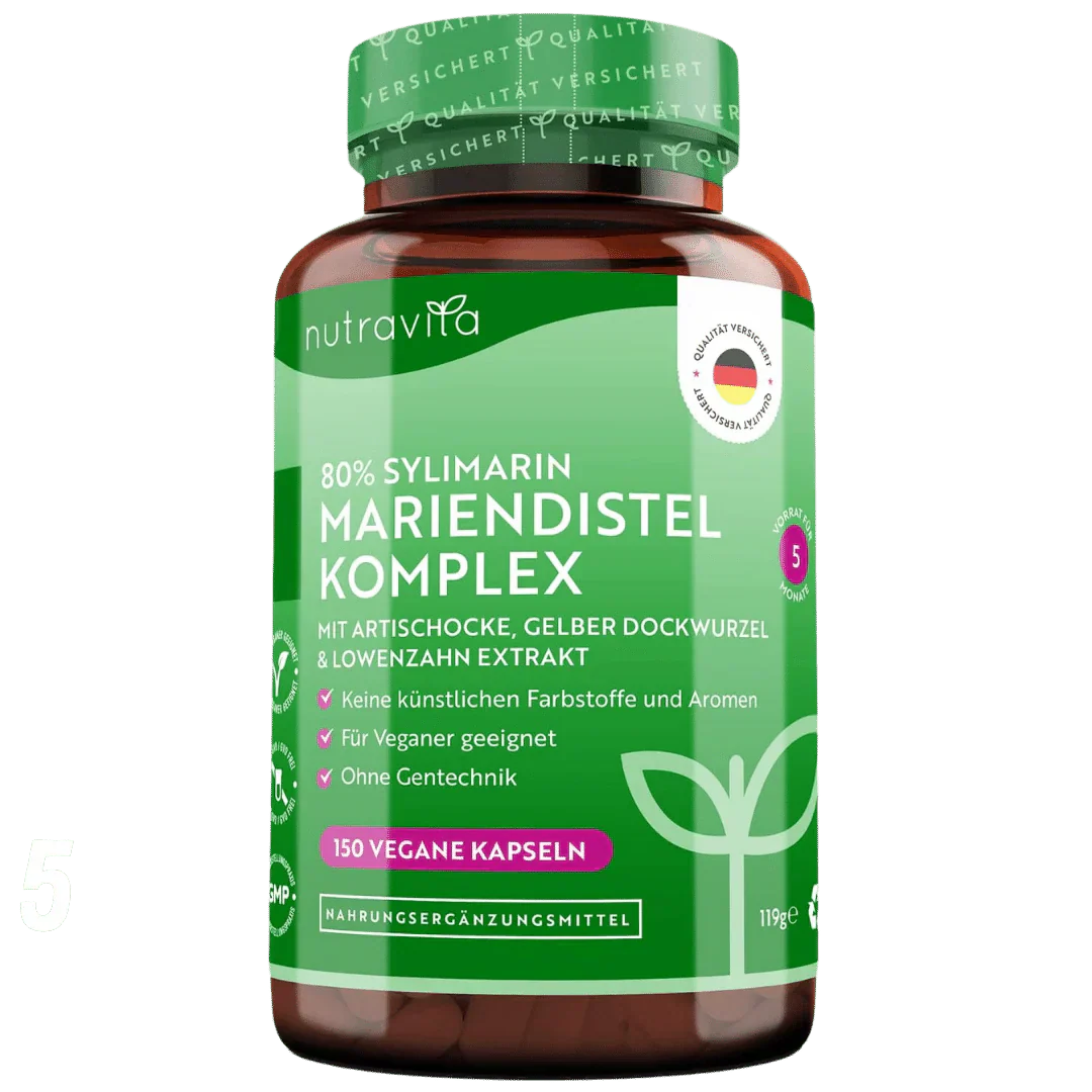 Komplex z ostropestreca mariánskeho (80% silymarín) - 150 Vcaps <tc>Nutravita</tc>