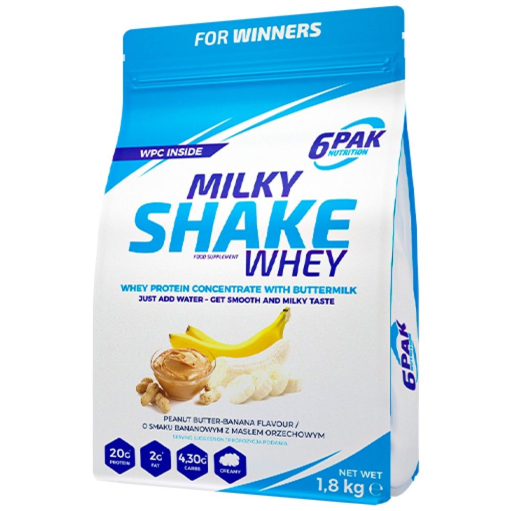Milky Shake srvátka - 1800 gramov