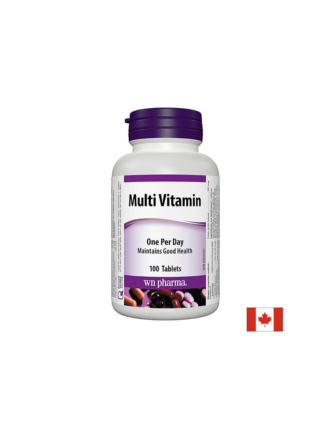 Multivitamín - Multivitamíny, 100 tabliet <tc>Webber Naturals</tc>