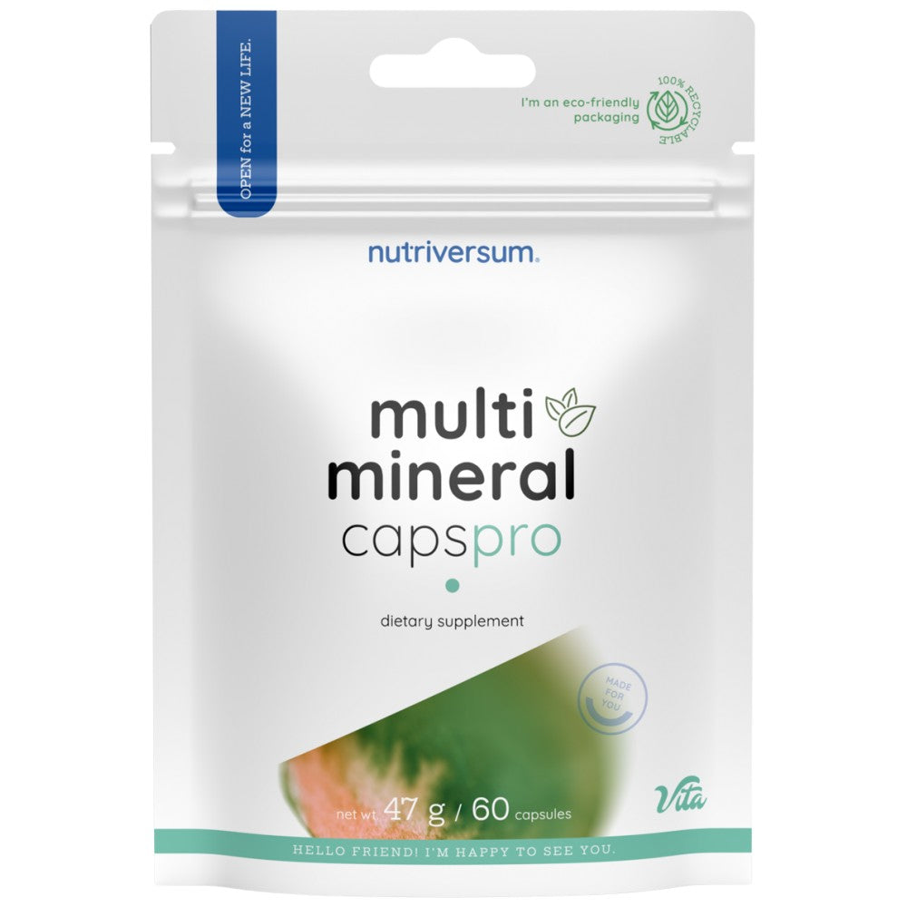 Multiminerálne čiapky Pro - 60 kapsúl