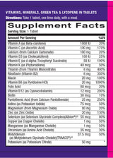 Viacnásobné pre mužov Multivitamínové 90 kariet.