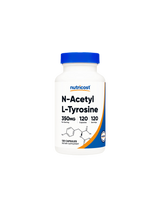 Nervová a mozgová činnosť - N-Acetyl L-Tyrozín, 120 kapsúl <tc>Nutricost</tc>