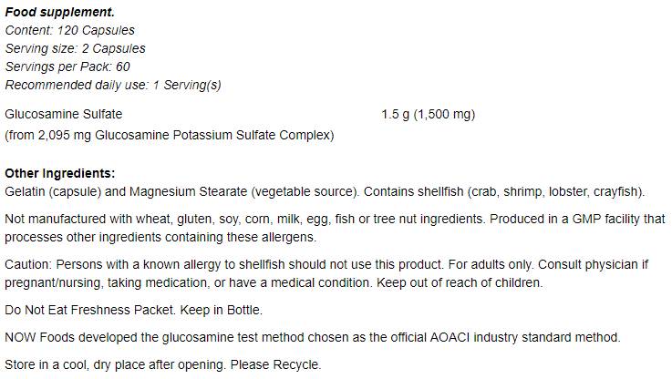 Glukozamín sulfát 750 mg - 240 kapsúl