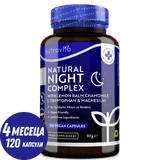 Prírodný komplex na nočný spánok 120 kapsúl. <tc>Nutravita</tc>