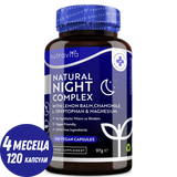 Prírodný komplex na nočný spánok 120 kapsúl. <tc>Nutravita</tc>