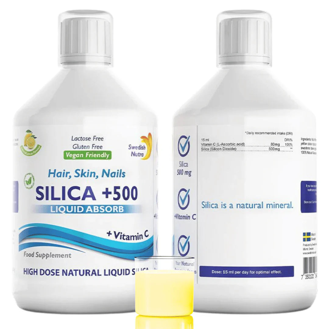 Prírodný oxid kremičitý+ /500 ml, 33 DÁVOK/ <tc>Swedish Nutra</tc>