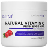 Prírodný prášok vitamínu C / z ružových bokov 300 gramov