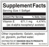 Prírodný vitamín E 1000 IU - 100 gélových kapsúl
