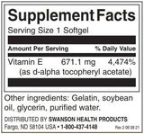 Prírodný vitamín E 1000 IU - 60 gélových kapsúl