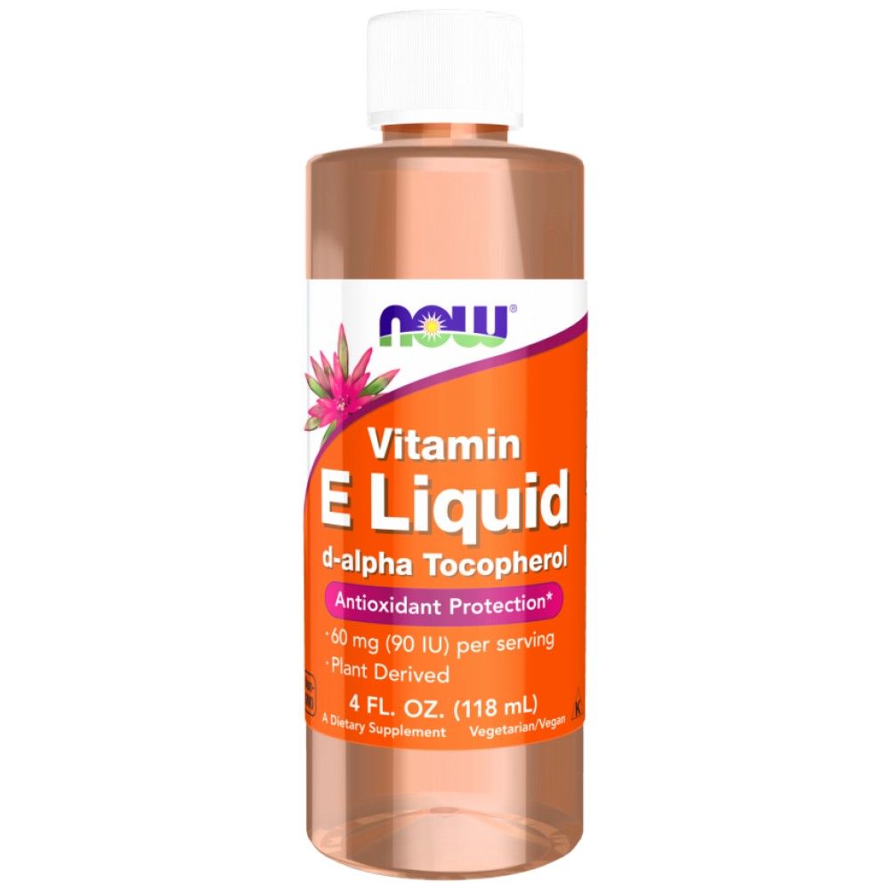 Prírodná tekutina vitamínu E D -alfa tocoferol - 118 ml