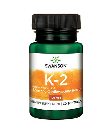 Prírodný vitamín K2 100 mcg - 30 gélových kapsúl