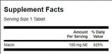 Niacín 100 mg - 250 tabliet