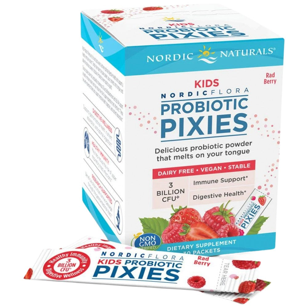 Probiotické pixies Nordic Flora Kids 3 miliardy aktívnych buniek - 30 balíčkov