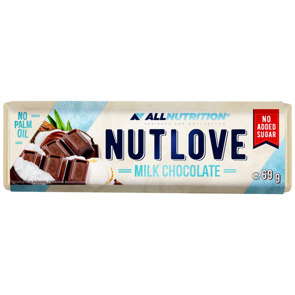 Nutlove mliečna čokoláda Žiadny pridaný cukor - 69 gramov