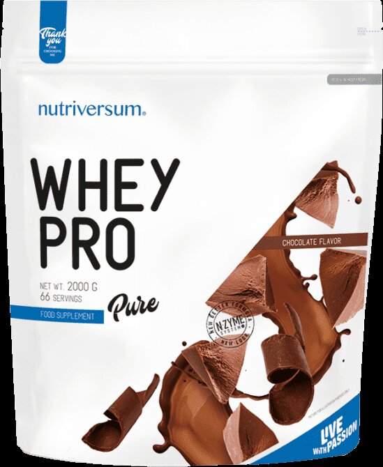 <tc>Nutriversum</tc> Whey Pro Pure | so systémom N-Zyme [2000 gramov, 66 dávok]