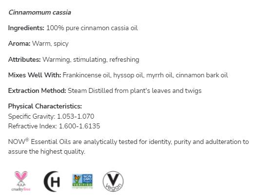 Cinnamon Cassia Oil | 100% čistá cinnamomum cassia - 10 ml
