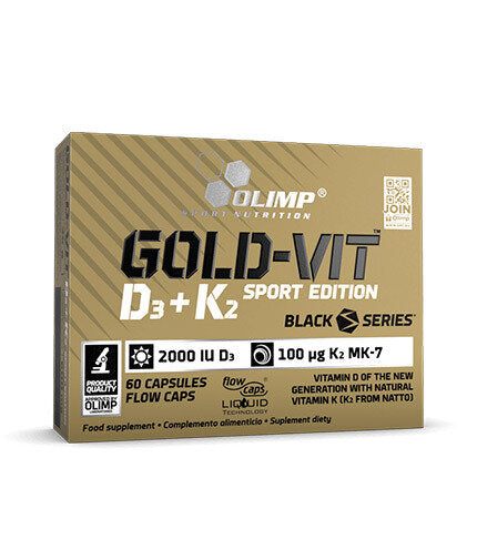 <tc>Olimp</tc> Čiapky Gold-Vit D3 + K2 Sport Edition 60
