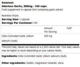 Cesnak bez zápachu 500 mg 100 kapsúl