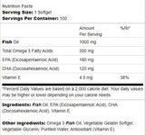 Omega 3 1 000 mg - 100 gélových kapsúl