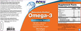 Omega 3 1 000 mg / molekulárne destilované - 200 gélových kapsúl