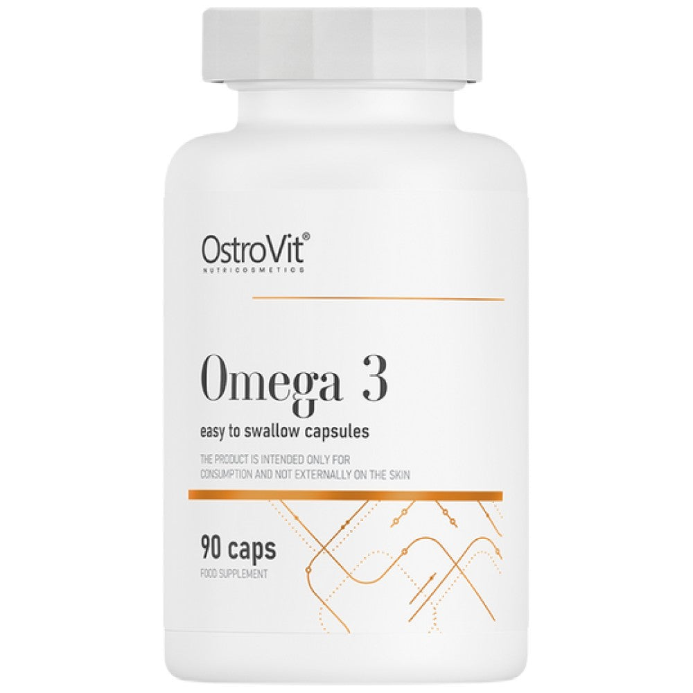 Omega 3 500 mg | Ľahko prehltnúť 90 gélových kapsúl