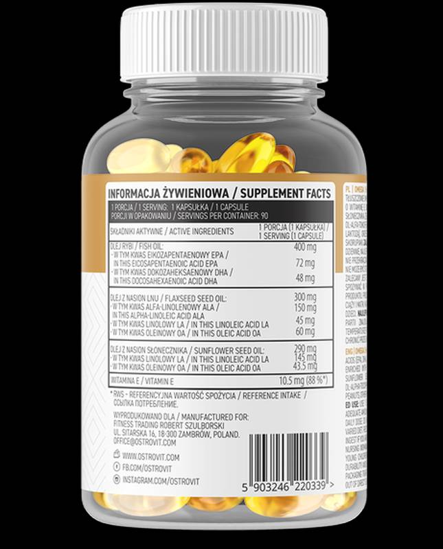 Omega 3-6-9-180 Softgels