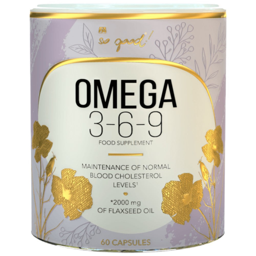 Omega 3-6-9 ľanový olej 1000 mg | Tak dobre! Séria - 60 softgelov