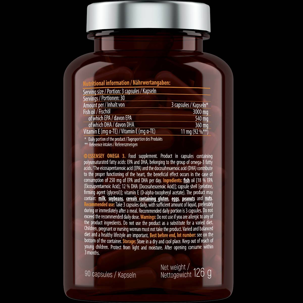 Omega 3 - 90 gélové kapsuly