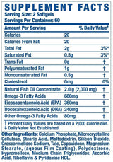Omega 3 rybí olej 120 gélových kapsúl