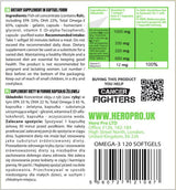 Omega-3 rybí olej 65% EPA + DHA - 120 gélových kapsúl